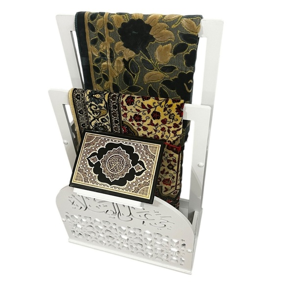 Islamic Praying Rug and Quran Holder stand - NWT

Read description - Picture 1 of 8